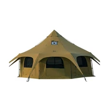 Canvas Bell Tent for Camping Wall Tent with Stove Jack Glamping Yurt