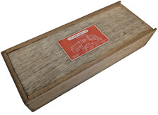 Vintage Wooden Toy Timbabild Wood Construction Block Set Stonehouse Glos. 1960
