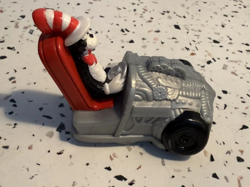 2003 Burger King Dr Suess THE CAT IN THE HAT Turbo Cleaning Car Toy Vintage - Picture 4 of 10