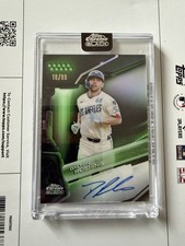 2026 Topps Chrome Black Baseball Dalton Rushing Green Refractor Autograph 16/99
