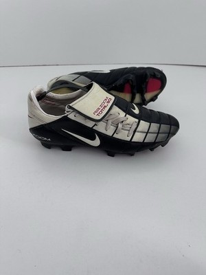 Nike Total 90 Air Zoom Black White Football Cleats Soccer Boots 
