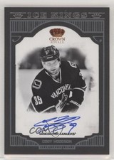 2011-12 Panini Crown Royale Ice Kings Signatures 37/99 Cody Hodgson #17 Auto l7u