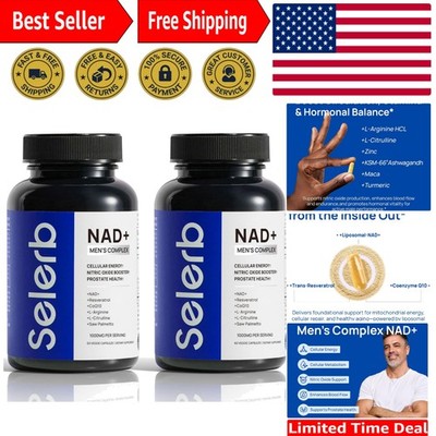 Vitality-Enhancing NAD+ Supplement Set for Men - Holistic Wellness Solution