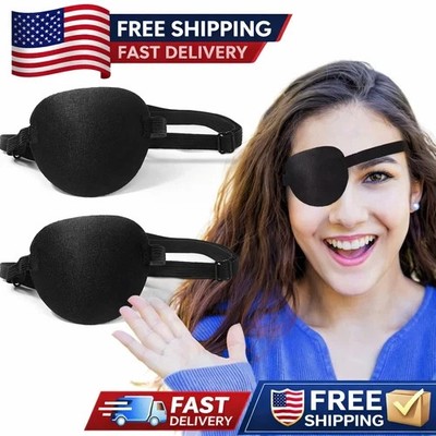 joaoxoko Eye Patches for Adults，2 Pcs Medical A-black1