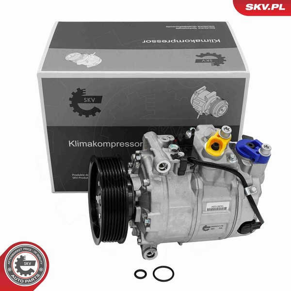 Kompressor Klimaanlage Esen SKV 84SKV176 12V FüR VW Touareg 7LA 7L6 7L7 7P5 7P6-image