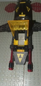 1987 LEGO Classic Space Spaceship Blacktron 1 6894 Invader NO Figure BA!!