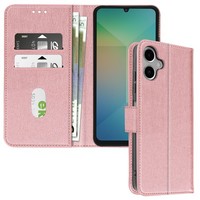 Avizar, Kunstlederetui Mit Standfunktion Galaxy A06, Champagnerrosa