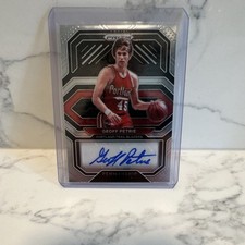 2020-21 Panini Prizm Penmanship Geoff Petrie Autograph #PE-GEO Trail Blazers