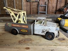 VTG Allstate Pressed Steel Tow Truck- Allstate RARE Marx