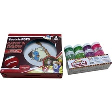 Tootsie Pops Catch and Throw Game and Charms Blow Pop Scented Bubbles Bundle NIB