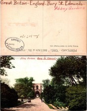 Bury St Edmunds Abbey Gardens Postcard Englan...