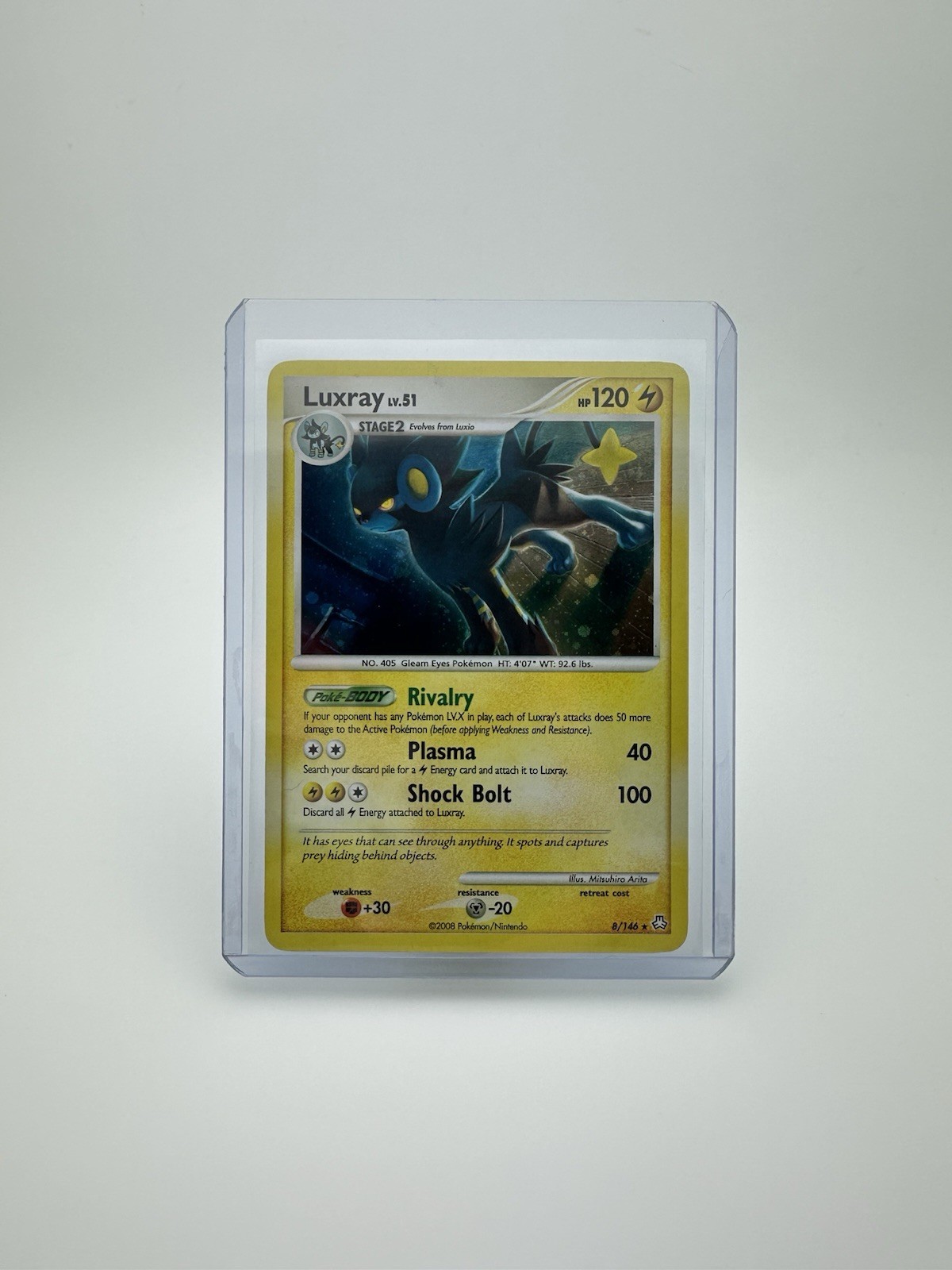 Pokémon TCG • Luxray • D&P Legends Awakened 8/146 • NM Holo