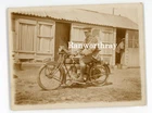 Original Photo WW1 WWI Sunbeam Military Motorcycle British Army c1915 #3999