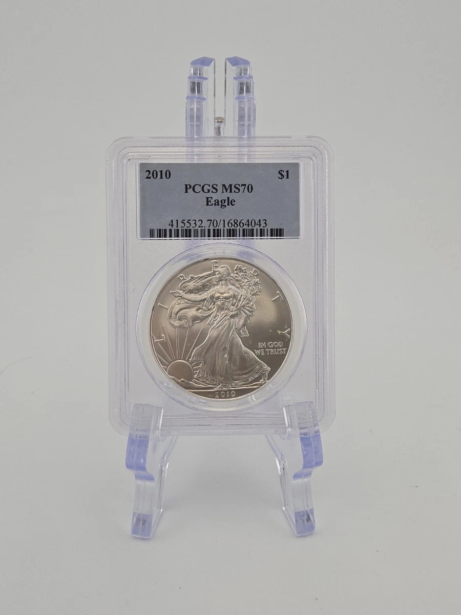 まーちゃん PCGS PR/MS70☆2010 アメリカ シルバーイーグル 25+ American Eagle PCGS 2010 Silver Bullion Coins for sale
