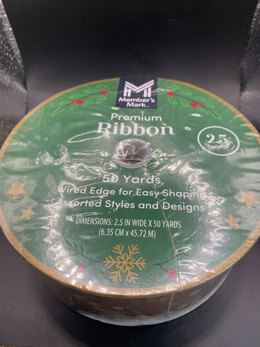 NWT - 3 rolls of fancy ribbons, wide, wired, floral & burlap style - Picture 3 of 5