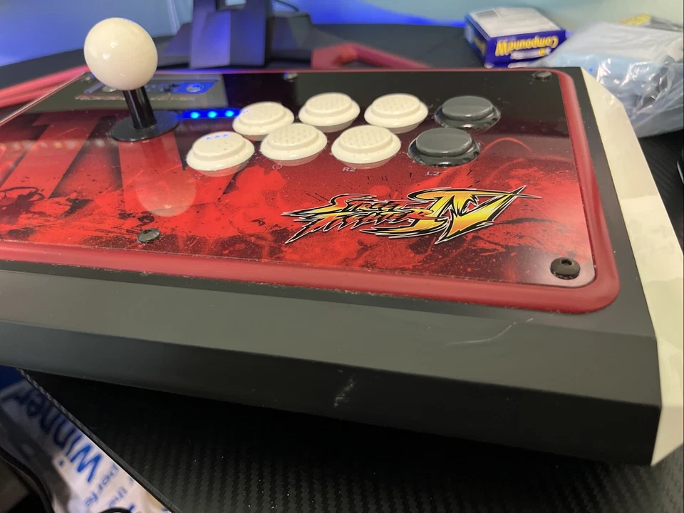 Street Fighter IV Arcade Fight Stick Edición Torneo Joystick Para PS3 USB 2 Foto 3 de 4