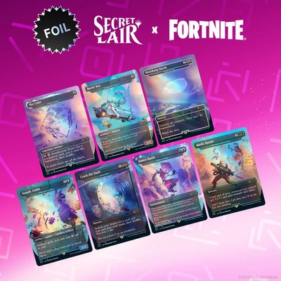 マジック：ザ・ギャザリング MTG Secret Lair FORTNITE Foil Edition Magic: The Gathering TCG: Secret Lair x Fortnite - Foil Edition | eBay