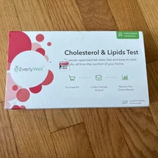 Sealed~Everlywell Cholesterol and Lipids Test-at-Home Collection Exp 8/31/2025