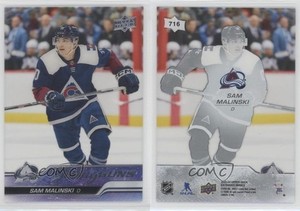 2023 Upper Deck Extended Series Young Guns Clear Cut Sam Malinski #716 Rookie RC