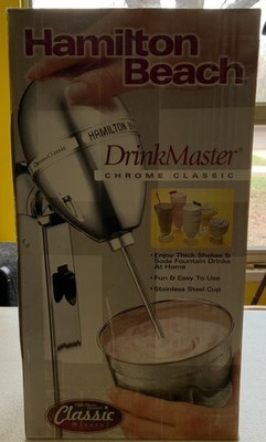 Hamilton Beach 730C DrinkMaster Classic Drink Mixer, 28oz Mix Cup, Chrome NEW