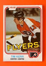🚨O-Pee-Chee🚨 1981-82 Rookie Tim Kerr #251 Philadelphia Flyers NHL Hockey Card
