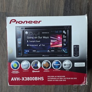 Pioneer AVH X3800BHS 2 DIN DVD Player Bluetooth USB HD Radio SiriusXM Ready