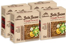 4X Galbusera Belle Buone Cracker ai 5 Cereali Segale, Avena, Farro, Quinoa e Gra