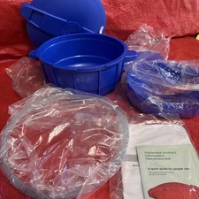 Cooks Essentials Prepology 4 qt Microwave Pressure Cooker Blue