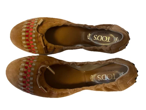 TOD’S Ballerina donna multicolore Tod's scamosciata nuova con etichetta US 9 39