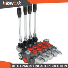 Labwork Hydraulic Directional Control Valve 4 Spool 11GPM Double Acting BSPP