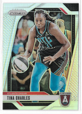 2024 Panini Prizm WNBA Silver #36 Tina Charles Atlanta Dream UConn
