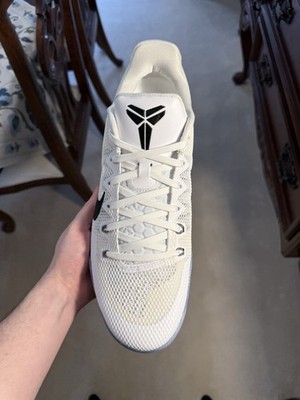 Nike Kobe 11 TB Fundamental White Black Basketball 836183-100 Mens