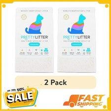  2 pack PrettyLitter, Health Monitoring Cat Litter - 8lb