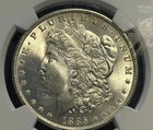 1885-O Morgan NGC MS65, satin smooth crisp white!