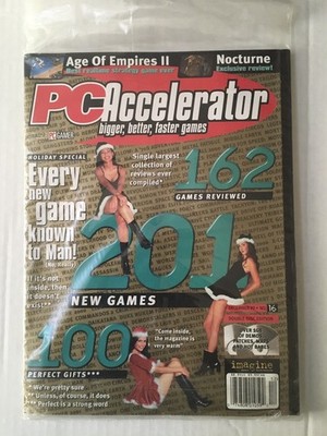 PC Accelerator Magazine DEC 1999 Back Issue GAMER Magazine (CD-ROM) 162 Reviews