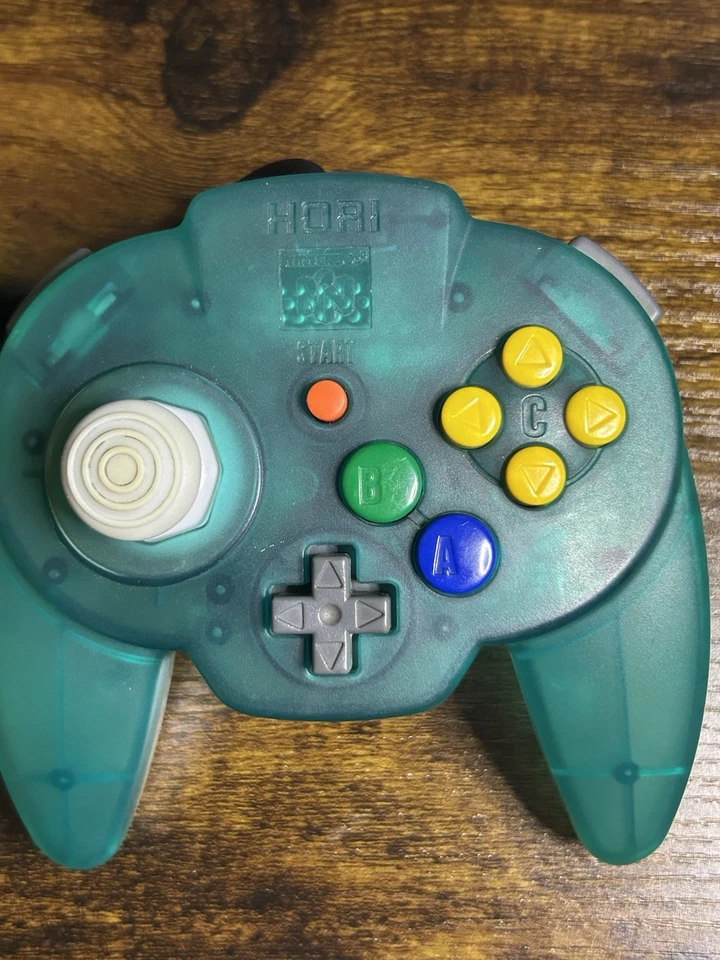 Mando Nintendo 64 N64 Hori Pad Mini Ocean Blue - Probado Foto 2 de 4