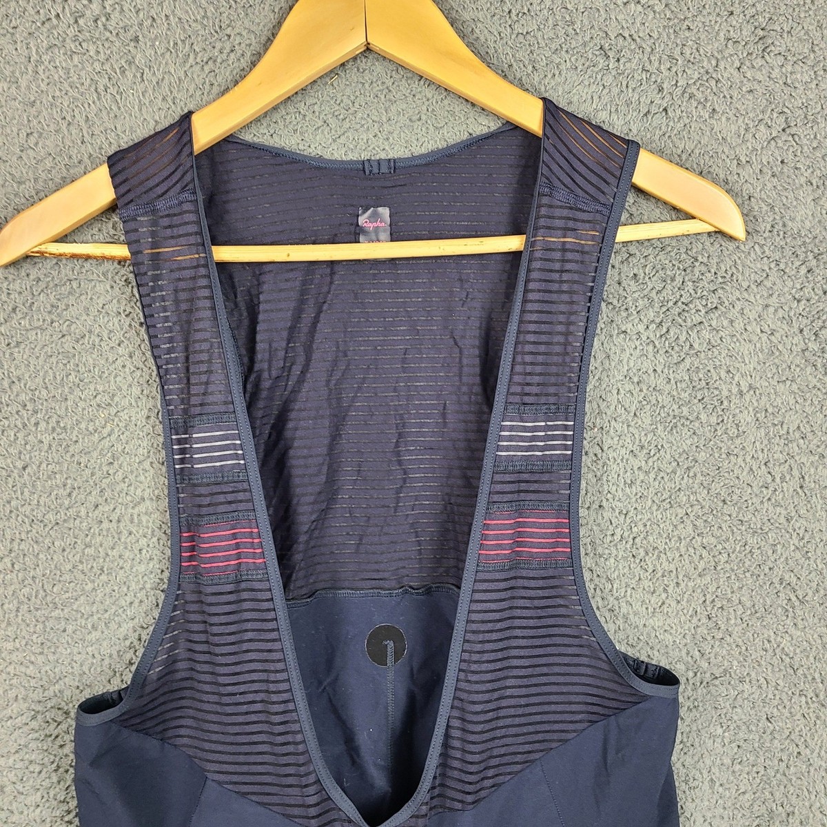 Rapha Brevet Cargo Bib Shorts Mens XL Navy Blue Cycling Padded