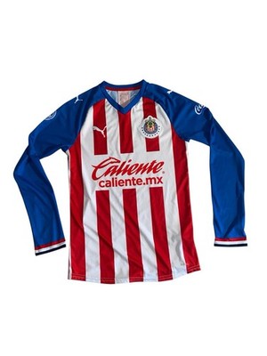 Puma Chivas De Guadalajara Mexico Long Sleeve Men's Jersey Size Small
