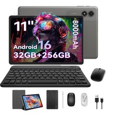 ExcitPower T70 11 Inch Android16 Tablet 32GB+256GB/2TB 8000mAh Gemini AI 5G WiFi
