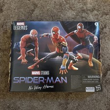 Marvel Legends Amazing Spider-Man No Way Home 3 Pack Tom Toby and Andrew