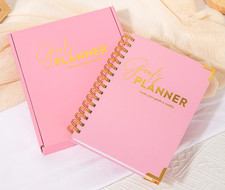 Undated Pink Weekly Planner Notebook To Do List Diary Weekly Goals Organizer