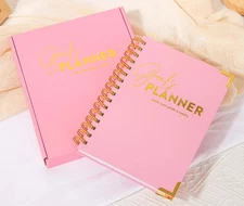 Undated Pink Weekly Planner Notebook To Do List Diary Weekly Goals Organizer