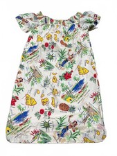 J.Crew Hawaiian Print Off Shoulder Dress Size 2