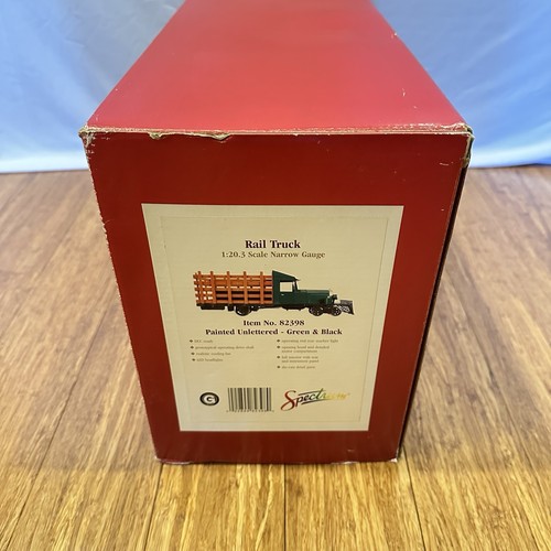 Camión ferroviario Bachmann Spectrum calibre estrecho (G) 1:20,3 #82398 | Condition: New