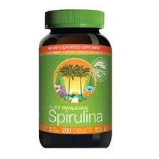 Pure Hawaiian Spirulina 200 Tabs 500 Mg