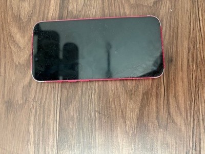 Apple iPhone 14 - (PRODUCT)RED - TURNS ON & WORKS - (AT & T)