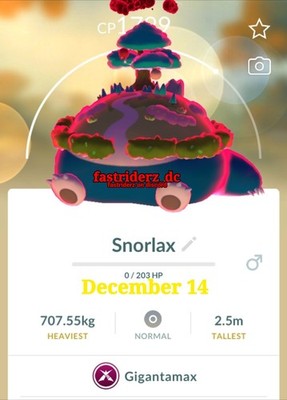 Pokémon Gigantamax Snorlax Go 