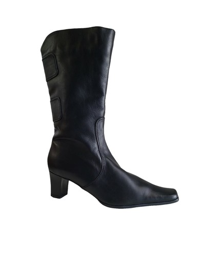 Lavorazione Artigiana Black Slides Ankle Strap Sandals Size 37 | eBay