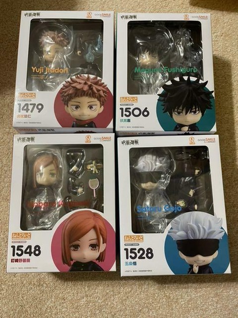 Nendoroid Jujutsu Kaisen Figure Set of 4 Itadori Fushiguro Gojo Kugisaki NEW Nendoroid Jujutsu Kaisen Figure Set of 4 Itadori Fushiguro Gojo Kugisaki NEW