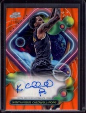 KENTAVIOUS CALDWELL-POPE 2023-24 Topps Cosmic Chrome Orange Refractor Auto #/25